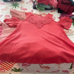 Ladies off the shoulder top